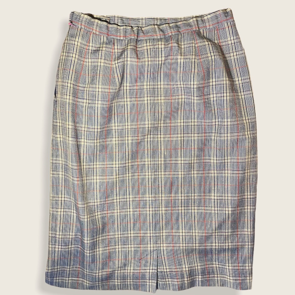 Vintage pendleton silk blend skirt